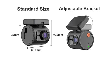 2K Dash Camera For Cars DVR KAWA Dash Cam MINI 3 Video Recorder E