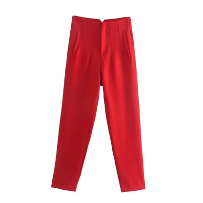 TRAF Fashion Office Wear High waist Pants for Women