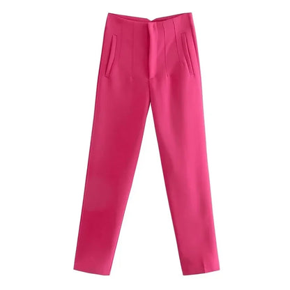 TRAF Fashion Office Wear High waist Pants for Women