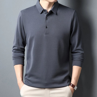 Men's Business Casual Long Sleeve T-shirt