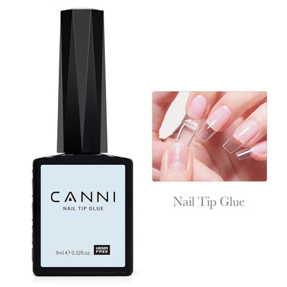 CANNI Hema Free Nail Gel Polish Christmas Red Color Collection Semi Permanent Nail Dehydrator Primer 9ml French Gorgeous Color