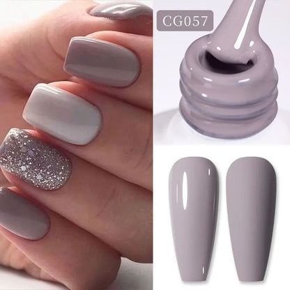 BORN PRETTY 10ml Glitter Silver Liner Paint Gel Nail Polish Line Stripe Gel Vernis Semi Permanent for Drawing Line French Nails