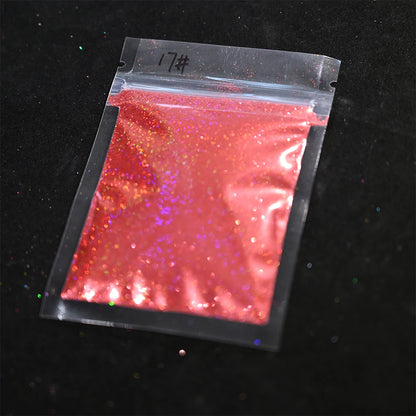 Laser Holographic Rainbow Nail Glitter 0.2MM Sparkly Nails Glitter Powder 10G/5G Dazzling Glitter Dust DIY Nail Art Decoration