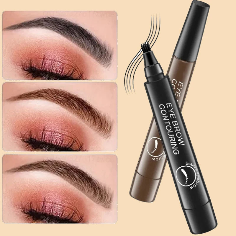 Eyebrow Pen Waterproof Microblading Lasting Colorfast Liquid Eyebrow Pencil