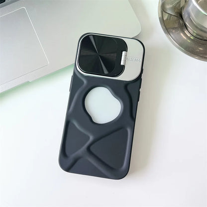 Fashion Logo Hole Magnetic Case for iPhone