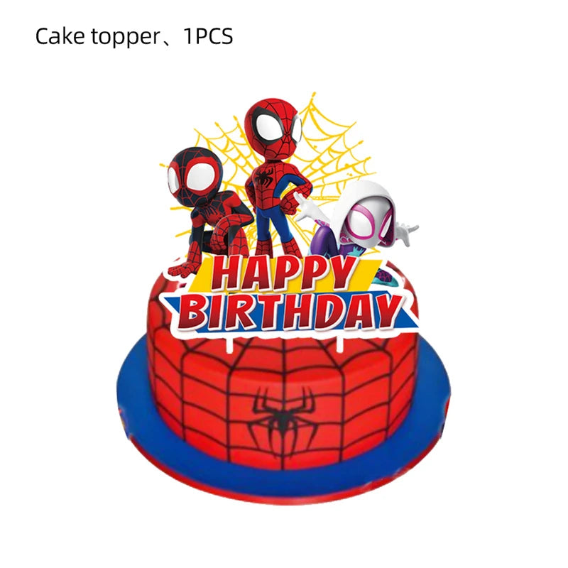 Spidey And His Amazing Friends Birthday Party Decoration Spiderman Theme