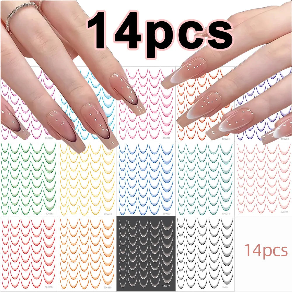 12sheet Cartoon Stitch Angel Nail Stickers Set Multiple Action Kawaii Stitch Nail Art Decals Adhesive Kids Manicure Decorations
