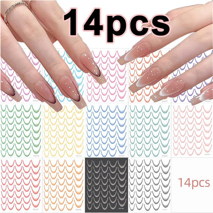 12sheet Cartoon Stitch Angel Nail Stickers Set Multiple Action Kawaii Stitch Nail Art Decals Adhesive Kids Manicure Decorations