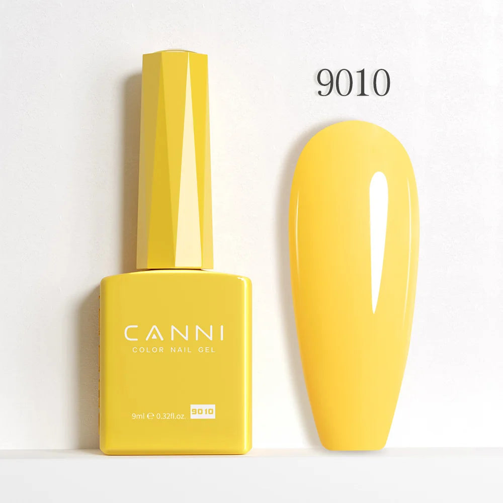 CANNI Hema Free Nail Gel Polish Christmas Red Color Collection Semi Permanent Nail Dehydrator Primer 9ml French Gorgeous Color