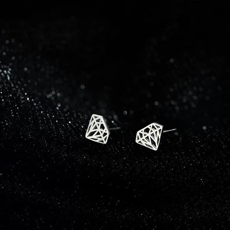 New Heart Stud Earrings for Women