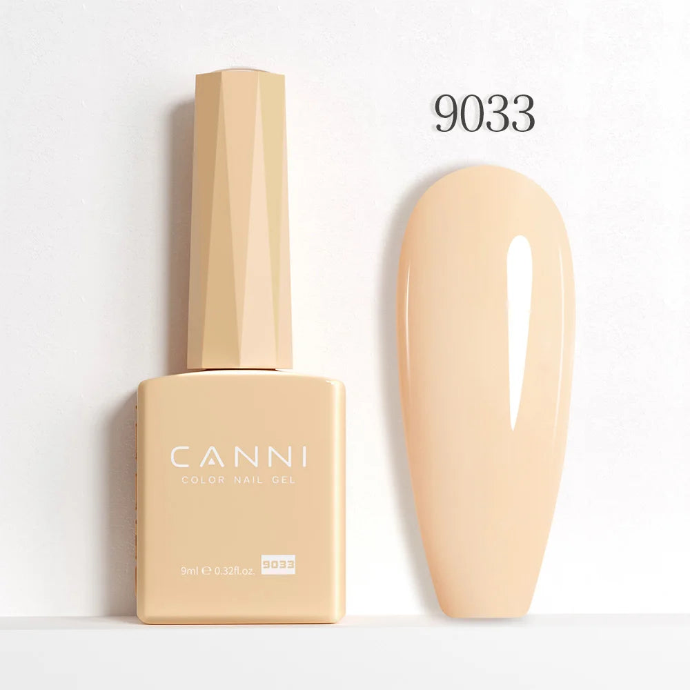 CANNI Hema Free Nail Gel Polish Christmas Red Color Collection Semi Permanent Nail Dehydrator Primer 9ml French Gorgeous Color