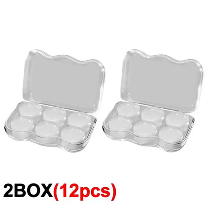 Soft Silicone Earplugs Wax Ear Plugs Reusable Noise Cancelling Gel Ear Plugs Waterproof Earbuds for Sleeping Flying Swimming