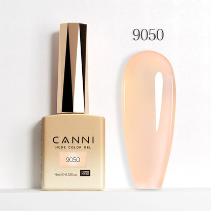 CANNI Hema Free Nail Gel Polish Christmas Red Color Collection Semi Permanent Nail Dehydrator Primer 9ml French Gorgeous Color