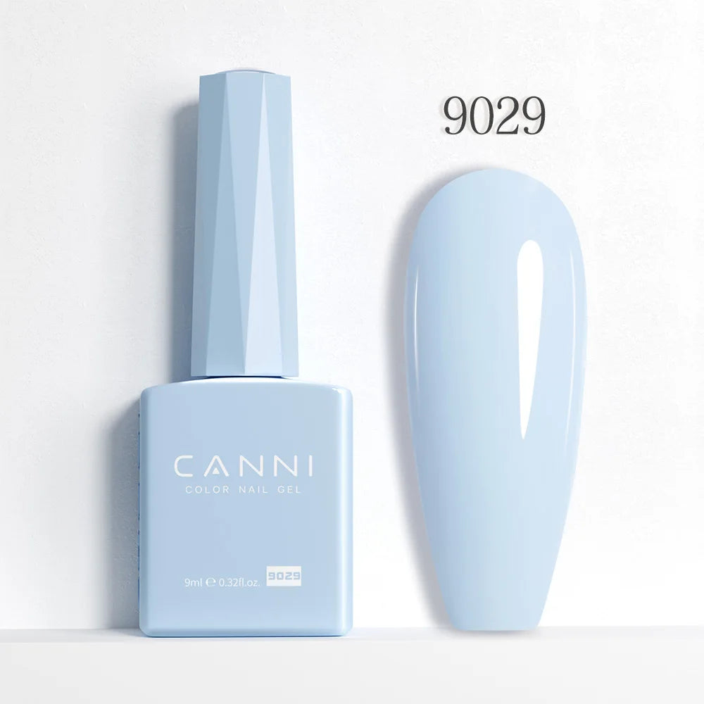 CANNI Hema Free Nail Gel Polish Christmas Red Color Collection Semi Permanent Nail Dehydrator Primer 9ml French Gorgeous Color