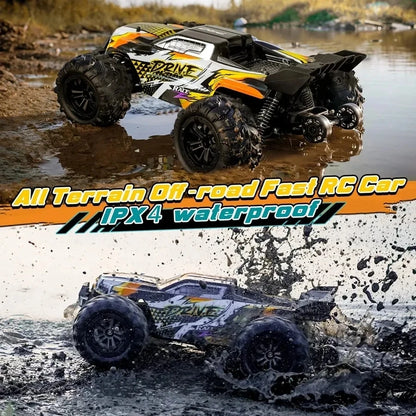 1:16 80km/h Brushless RC Drift Car With LED Lights 4WD Electric High Speed Racing Remote Control Monster Truck for Kids Adults