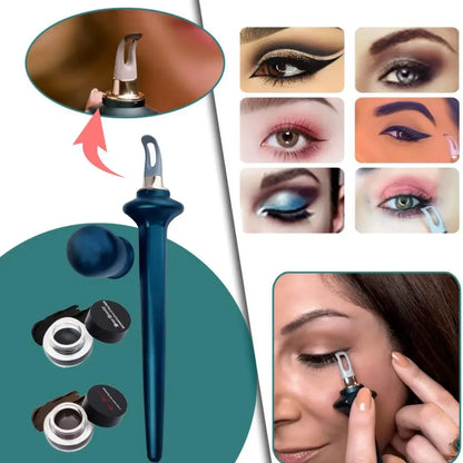 Portable Eyeliner Guide Tools Easy No-Skip Eyeliner Gel Reusable Silicone Eyes Make Up Brush for Shaky Hands Eyeliner Beauty New