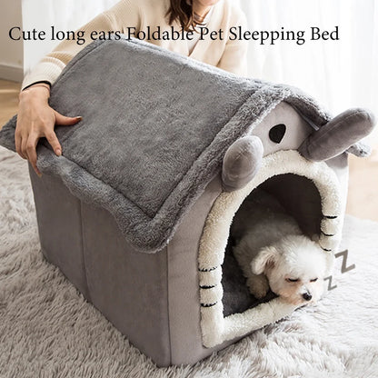 Cat /Dog bed Foldable Pet Sleepping Bed removable and washable nest