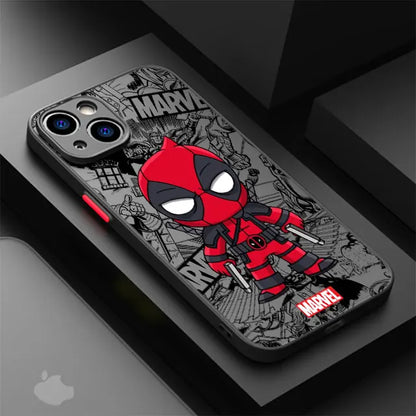 Cartoon Marvel Groot Spiderman Case for iPhone