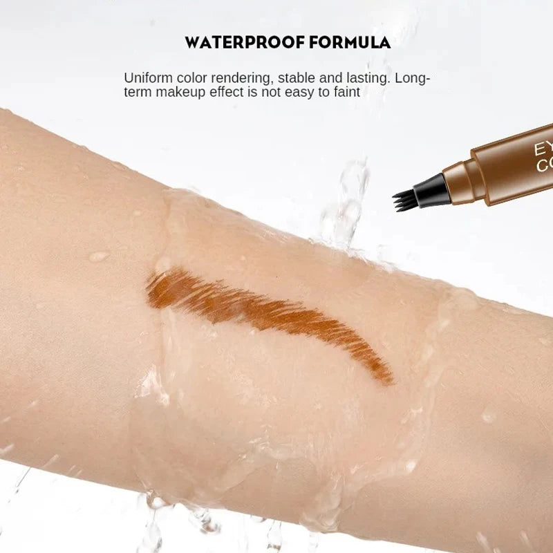 Eyebrow Pen Waterproof Microblading Lasting Colorfast Liquid Eyebrow Pencil