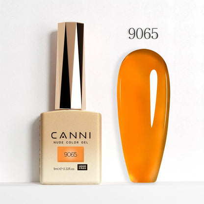 CANNI Hema Free Nail Gel Polish Christmas Red Color Collection Semi Permanent Nail Dehydrator Primer 9ml French Gorgeous Color