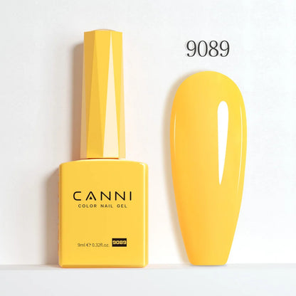 CANNI Hema Free Nail Gel Polish Christmas Red Color Collection Semi Permanent Nail Dehydrator Primer 9ml French Gorgeous Color