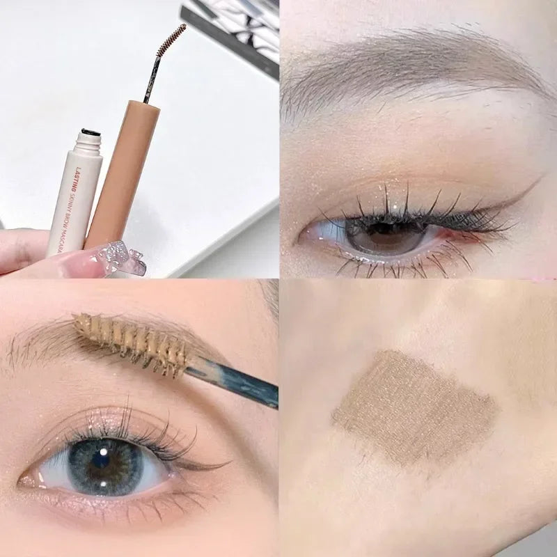 Natural Eyebrow Enhancer Dye Gel Tint Set Waterproof Long Lasting Quick Dry Dyeing Brow Tattoo Tinted Cream Brow Makeup Cosmetic