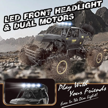 New 4WD RC Cars Off Road Remote Control Cars Radio Buggy Truck Racing Drift with Led Lights RTR Vehicle for Children’s Toy Gifts