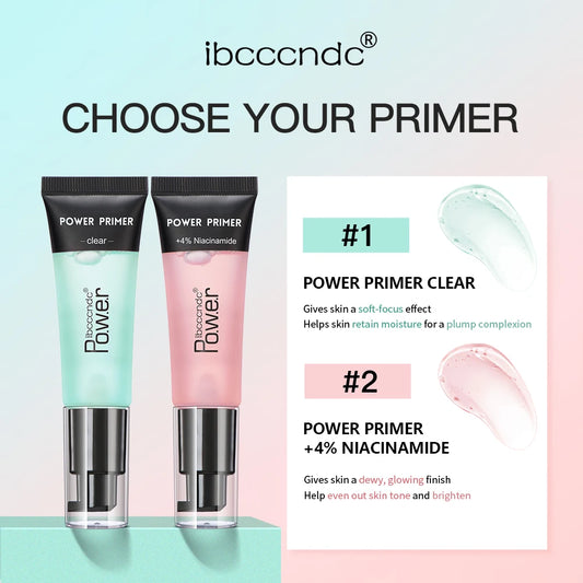 Power Grip Highly Moisturizing Makeup Base Isolation Primer Refreshing Easy To Absorb Invisible Pore Colorless Natural Makeup