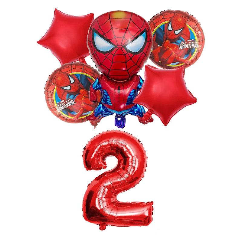 Spiderman Birthday Decoration Tablecloth Paper Cups Plates Backdrop