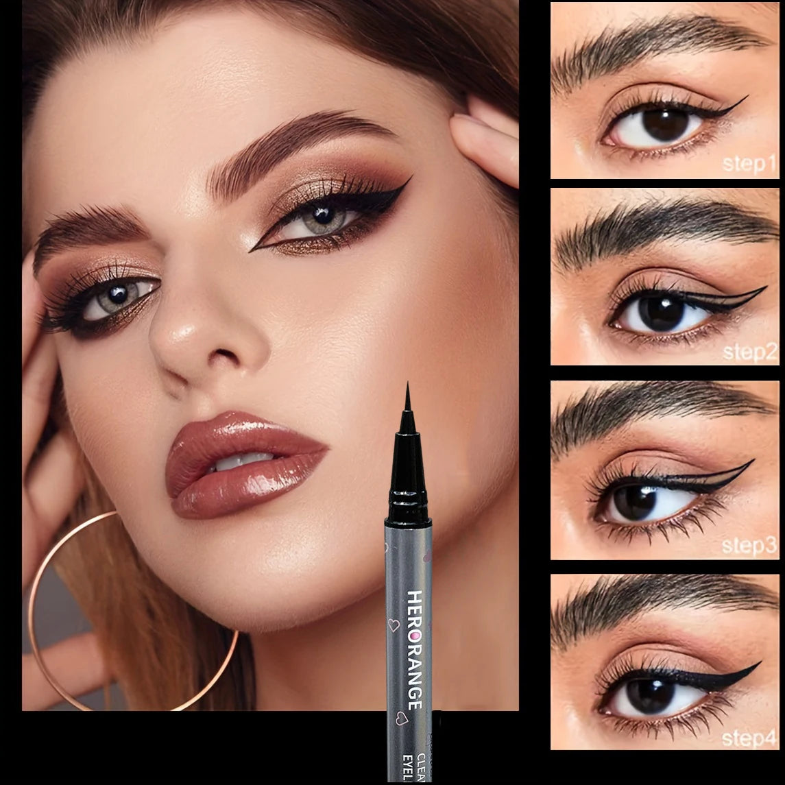 0.01mm ultra-fine precision waterproof liquid eyeliner