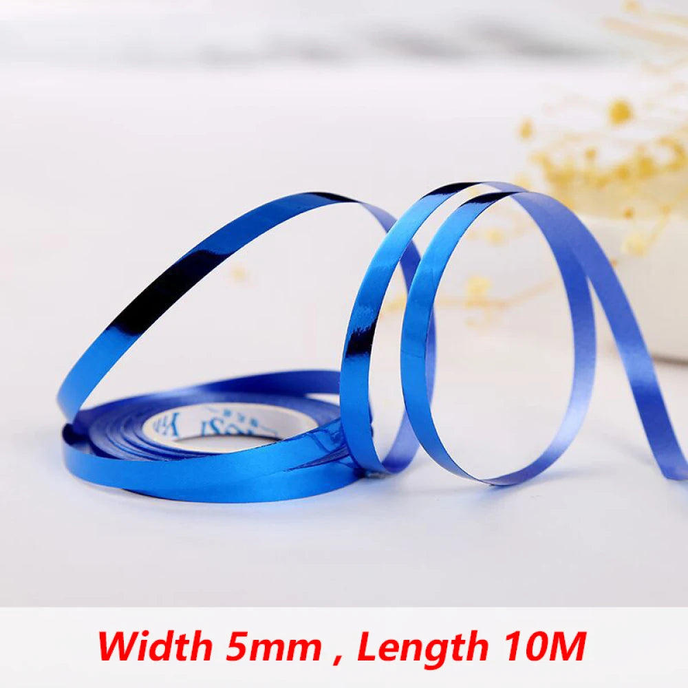 10Meter/Rolls 5mm Balloon Ribbon Party Birthday Wedding Accessorie