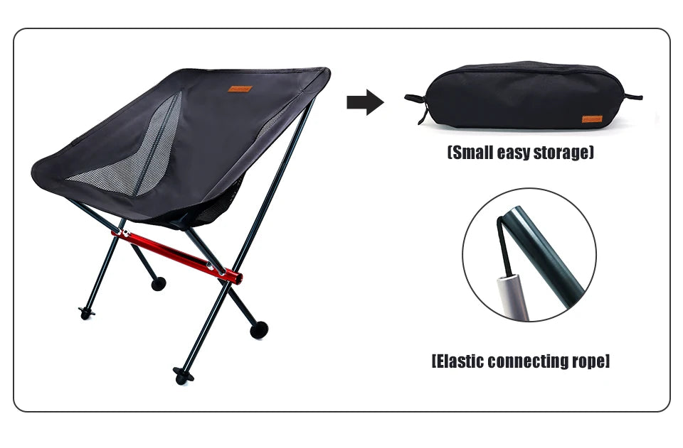 Camping Fishing Folding Chair Tourist Beach Foldable