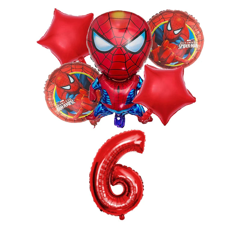 Spiderman Birthday Decoration Tablecloth Paper Cups Plates Backdrop