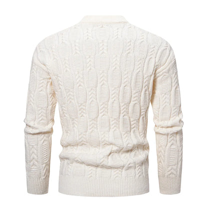 New Men's Crew Neck Sweater Soft Casual Sweatersassic