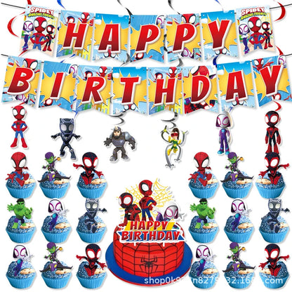 Spidey And His Amazing Friends Birthday Party Decoration Spiderman Theme