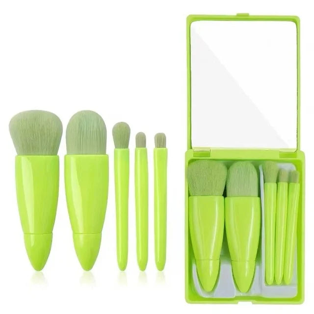 5pcs Travel Size Makeup Brushes Set Mini Makeup Brushes