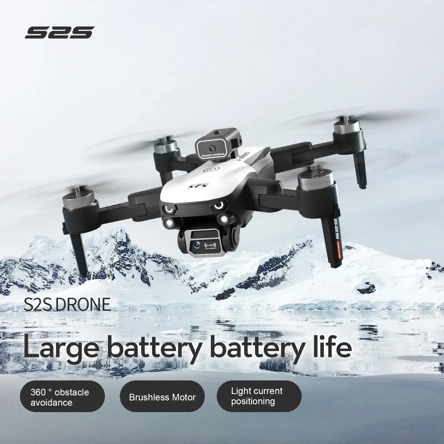 New S2S Drone 8K Professional HD Dual Camera