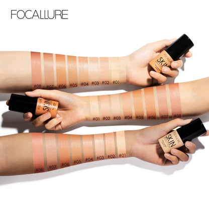 Wholesale FOCALLURE Face Makeup Foundation Makeup Base Liquid Foundation