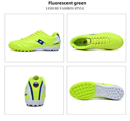 New Spring Summer Fashionable Children's Soccer Shoes Hard Bottom Running Shoes Grass Field Spike Training Shoes Child Shoes