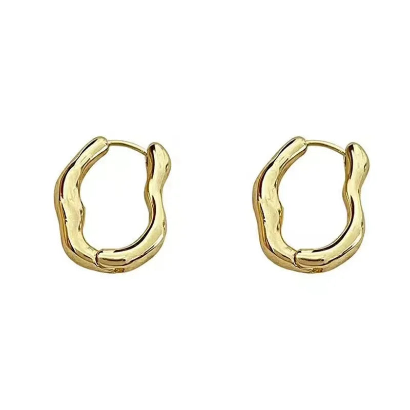 2Pcs Irregular Geometric Earrings for Women