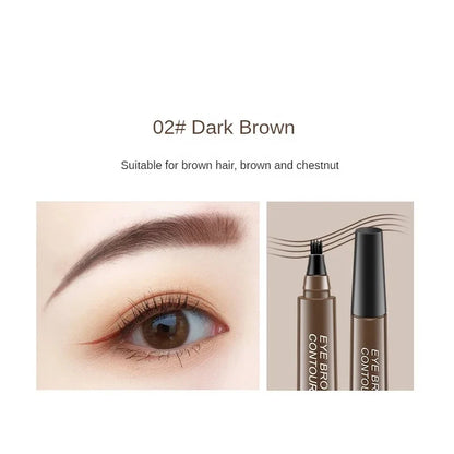 Eyebrow Pen Waterproof Microblading Lasting Colorfast Liquid Eyebrow Pencil