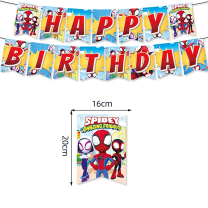 Spidey And His Amazing Friends Birthday Party Decoration Spiderman Theme