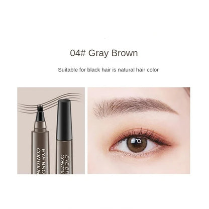 Eyebrow Pen Waterproof Microblading Lasting Colorfast Liquid Eyebrow Pencil