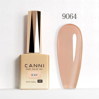 CANNI Hema Free Nail Gel Polish Christmas Red Color Collection Semi Permanent Nail Dehydrator Primer 9ml French Gorgeous Color