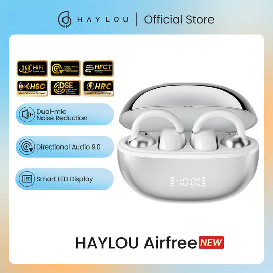 HAYLOU AirFree Ear Clip Earphones Bluetooth 5.4 Wireless Earbuds