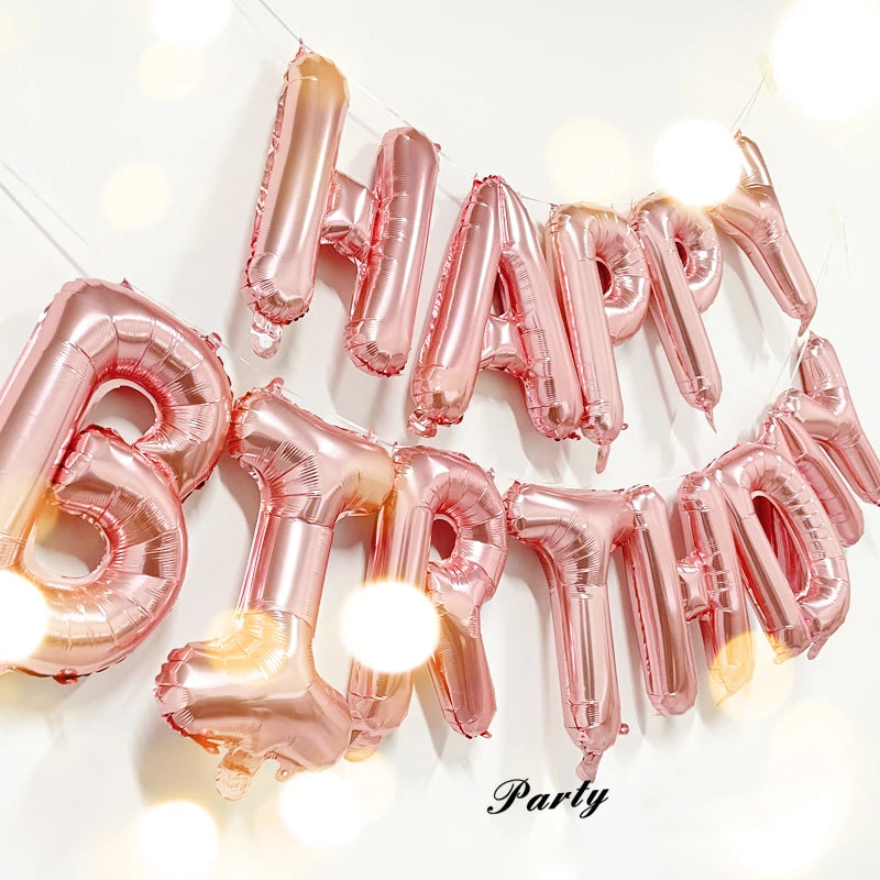 Balloons Party Supplies Birthday Decoration Happy Anniversary Baby Shower ]