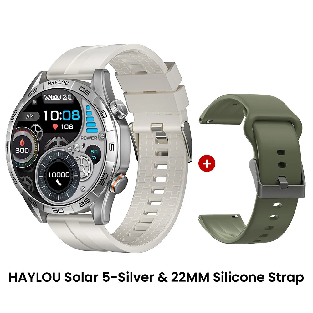 HAYLOU Solar 5 Voice Calling Smartwatch 1.58'' AMOLED Display 60Hz Smart Watch