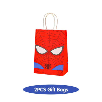 Spiderman Birthday Decoration Tablecloth Paper Cups Plates Backdrop