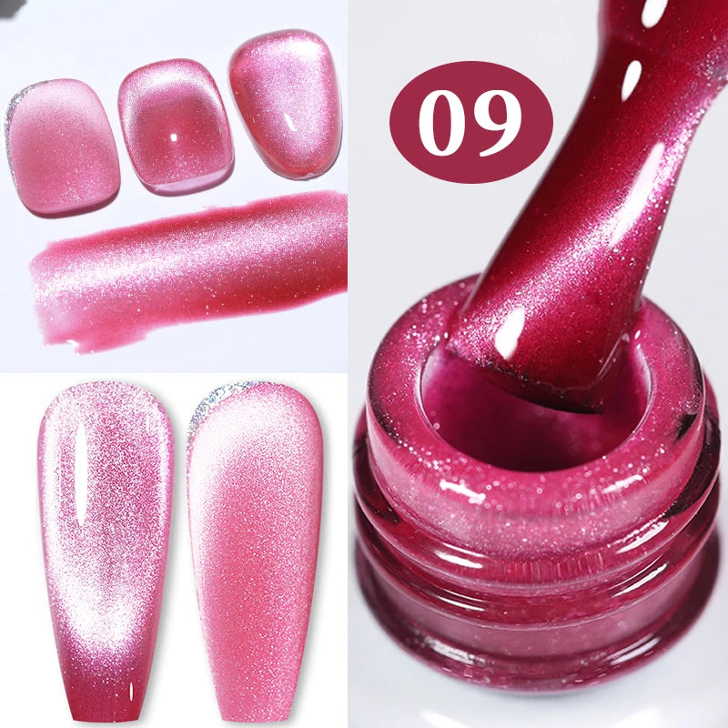 BORN PRETTY 10ml Water Light Cat Magnetic Gel Nail Polish Vernis Semi Permanent Soak Off Crystal Gel Polish For Nails Manicure