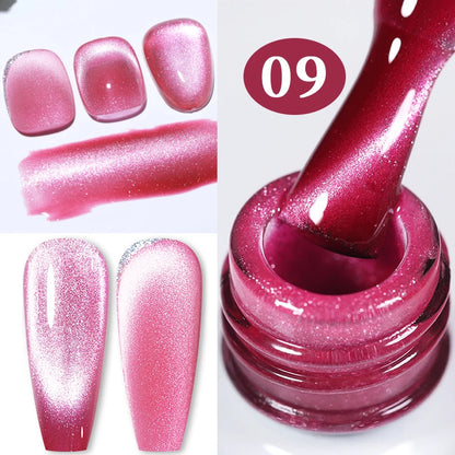 BORN PRETTY 10ml Water Light Cat Magnetic Gel Nail Polish Vernis Semi Permanent Soak Off Crystal Gel Polish For Nails Manicure